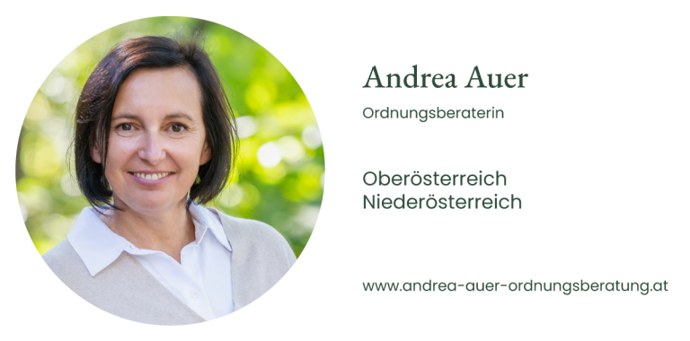 Andrea Auer - Ordnungsberaterin | Oberösterreich und Niederösterreich
